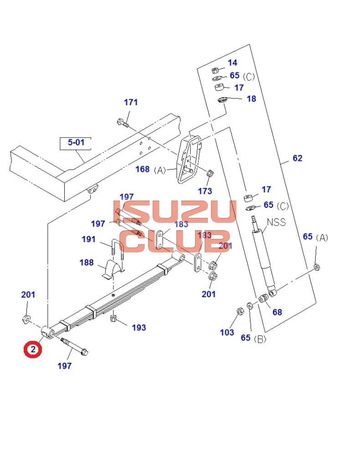 Фотография Рессора передняя в сборе ISUZU NQR90 левая =Isuzu Original= *8981819390*