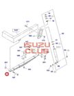 Рессора передняя в сборе ISUZU NQR90 правая =Isuzu Original= *8981819430*