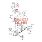 Отбойник задней рессоры на раме ISUZU NPR/NQR75/71/90 =Isuzu Original= *8981873420*