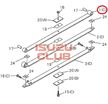 Лист рессоры передней коренной FSR90/FSR34 =Isuzu Original= *8982321710*
