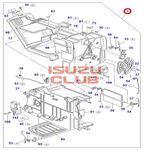 Отопитель салона (печка) в сборе ISUZU CYZ51/CYZ52 =Isuzu Original= *8982384910*