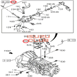 Механизм переключения передач на КПП MYY6S/MZZ6F NPR75/NQR90 =Isuzu Original= *8982409943*