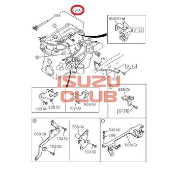 Фотография Жгут проводки ДВС 4НК1 NQR90 =Isuzu Original= *8982553861*