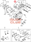Суппорт задний ISUZU NPR75 (E5) правый =Isuzu Original= *8983034670*