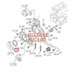 Сальник коленвала передний мотор 6HK1 ISUZU FVR34 =Isuzu Original= *8983344820*