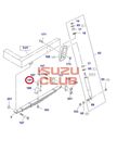 Стремянка передней рессоры (L=165) ISUZU NQR90 =Isuzu Original= *9511710751*