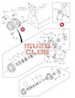 Насос водяной двигателя 6HK1 ISUZU FVR34 =Isuzu Original= *1873109740*
