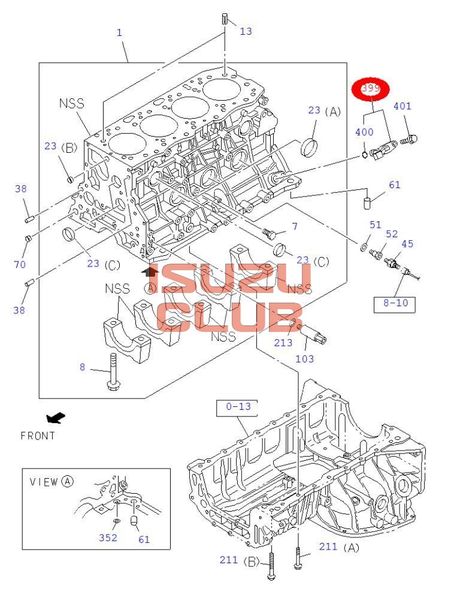 Схема Датчик положения коленвала 4JJ1-T ISUZU NLR/NMR85 =Isuzu Original=*8973121081*