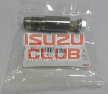 Фотография Клапан редукционный топливной рампы ISUZU 4HK1/4JJ1/6HK1 =Isuzu Original= *8973186910*