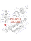 Шкив коленвала приводных ремней ISUZU FVR34 6HK1 =Isuzu Original= *8976069440*