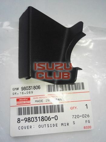 Фотография Крышка кронштейна левого зеркала нижняя (B) ISUZU N-F сериии =Isuzu Original= *8980318060*