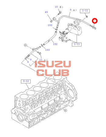 Фотография Щуп контроля уровня масла ISUZU FVR34 6HK1 =Isuzu Original= *8982182131*